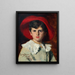 L'enfant con sombrero rojo Michel Feydeau hijo de Georges - Carolus-Duran — cuadro enmarcado en la pared