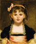Retrato de una joven - Carolus-Duran — vista de la obra