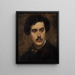 Portrait Painting of Alexandre Falguière - Carolus-Duran — framed artwork on a wall