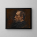 Retrato de un hombre - Carolus-Duran — cuadro enmarcado en la pared