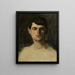 Estudio de una cabeza masculina - Carolus-Duran — cuadro enmarcado en la pared