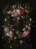 Cartouche con flores - Carstian Luyckx — vista de la obra