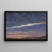 Cloudy evening sky - Caspar David Friedrich — framed artwork on a wall