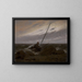 After the Storm - Caspar David Friedrich — framed artwork on a wall