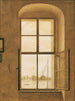View from the artist's studio, right window - Caspar David Friedrich — artwork view