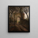 Kirchhofpforte - Caspar David Friedrich — framed artwork on a wall