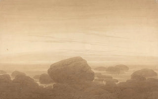 Caspar David Friedrich - Mondaufgang ber einsamem Ufer.webp
