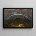 Mountain Landscape Painting with Rainbow - Caspar David Friedrich — framed artwork on a wall
