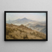 Mountains in the Fog Rising - Caspar David Friedrich — framed artwork on a wall
