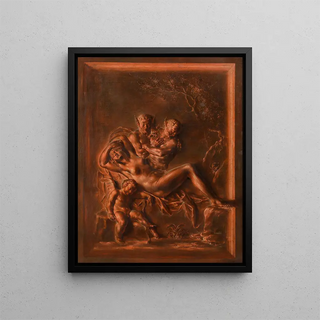 Caspar Franz Sambach - Schlafende Nymphe Von Zwei Satyrn Belauscht.webp
