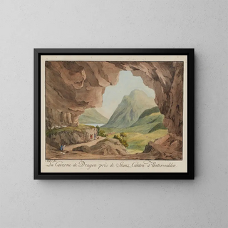 Caspar Leontius Wyss - La Caverne de Dragon prs Stanz Canton dUnterwalden.webp