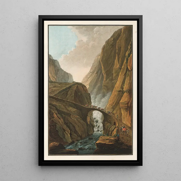 Reproduction of the painting Pont du Diable - Caspar Wolf