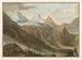 Vista de Breithorn desde el glaciar de Breithlauwinen - Caspar Wolf — vista de la obra