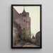 Carcassonne - Cass Gilbert — framed artwork on a wall