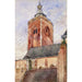 Reproducción del cuadro Iglesia de San Martín Utrecht Países Bajos - Cass Gilbert