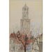 Reproducción del cuadro Tour de la catedral de Utrecht en Holanda - Cass Gilbert