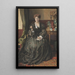 retrato pensativo de Emma Madox Brown - Catherine Madox Brown — cuadro enmarcado en la pared