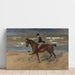 Reproducción del cuadro Caballero en la playa - Max Liebermann