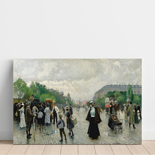 Ce qui se passe à Copenhague - Paul Fischer | Reproduction Tableau Décoration murale affiche copie