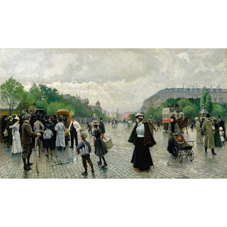 Ce qui se passe à Copenhague - Paul Fischer | Reproduction Tableau Décoration murale affiche copie