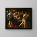 The Christ Carrying the Cross - Cecco del Caravaggio — framed artwork on a wall