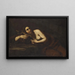 La Madeleine pénitente - Cecco del Caravaggio — framed artwork on a wall