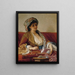 A Ottoman Beauty - Cesare Dell'Acqua — framed artwork on a wall