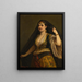 Odalisque - Cesare Dell'Acqua — framed artwork on a wall