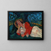 La siesta - Chaïm Soutine — cuadro enmarcado en la pared