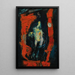 La ave colgada de los ladrillos rojos - Chaïm Soutine — cuadro enmarcado en la pared