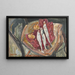 Nature morte aux harengs et aux oignons - Chaïm Soutine — cuadro enmarcado en la pared