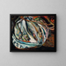 Still life with fish - Chaïm Soutine — framed artwork on a wall