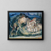 Vista de Cagnes - Chaïm Soutine — cuadro enmarcado en la pared