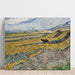 Reproducción del cuadro con campo cerrado y labrador - Vincent van Gogh