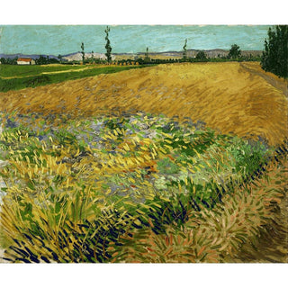 Champ de blé - Vincent van Gogh | Reproduction Tableau Décoration murale affiche copie