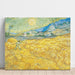 Reproducción del cuadro de campo de trigo detrás del hospital Saint-Paul con una segadora - Vincent van Gogh