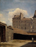 the Old Hôtel-Dieu painting courtyard kitchens - Charles Alexis Apoil — artwork view