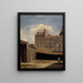 the Old Hôtel-Dieu painting courtyard kitchens - Charles Alexis Apoil — framed artwork on a wall