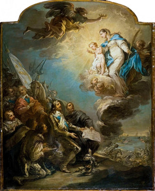 CharlesAndr van Loo - Le Voeu de Louis XIII au sige de la Rochelle 1628.webp