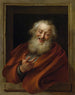 Démocrite alegre - Charles-Antoine Coypel — vista de la obra