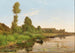 Un pescador junto al río - Charles-Jean Georget — vista de la obra