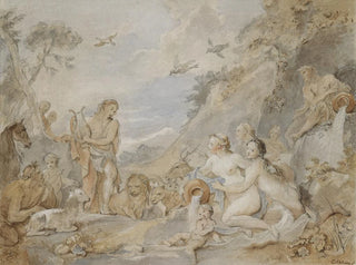 CharlesJoseph Natoire - Orpheus Charming the Nymphs Dryads and Animals.webp