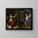 Alegoría de la pintura - Charles Alphonse Du Fresnoy — cuadro enmarcado en la pared