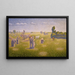 Les Moissonneurs - Charles Angrand — framed artwork on a wall