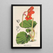Begonia Veitchii - Charles Antoine Lemaire — framed artwork on a wall