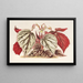 Begonia eximia - Charles Antoine Lemaire — cuadro enmarcado en la pared