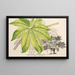 Fatsia japonica aureoreticulata - Charles Antoine Lemaire — framed artwork on a wall