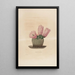 Iconografía descriptiva de los cactus Pl08 - Charles Antoine Lemaire — cuadro enmarcado en la pared