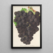 Uvas nuevo Muscat negro de Hamburgo - Charles Antoine Lemaire — cuadro enmarcado en la pared