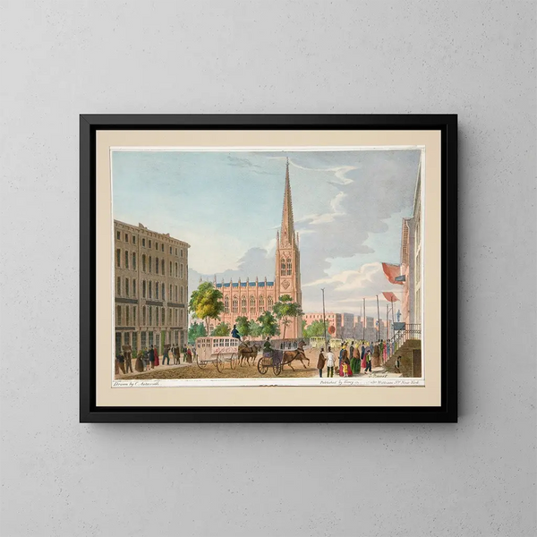 Church of the Trinity - Charles Autenrieth — framed artwork on a wall
